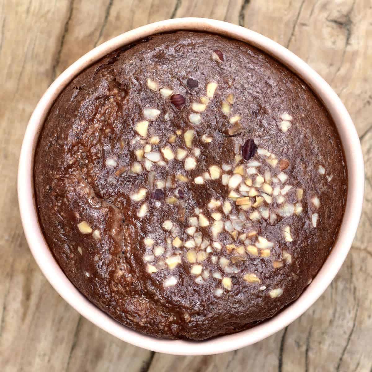 Healthy Blended Chocolate Baked Oatmeal: Cake-Like & Easy